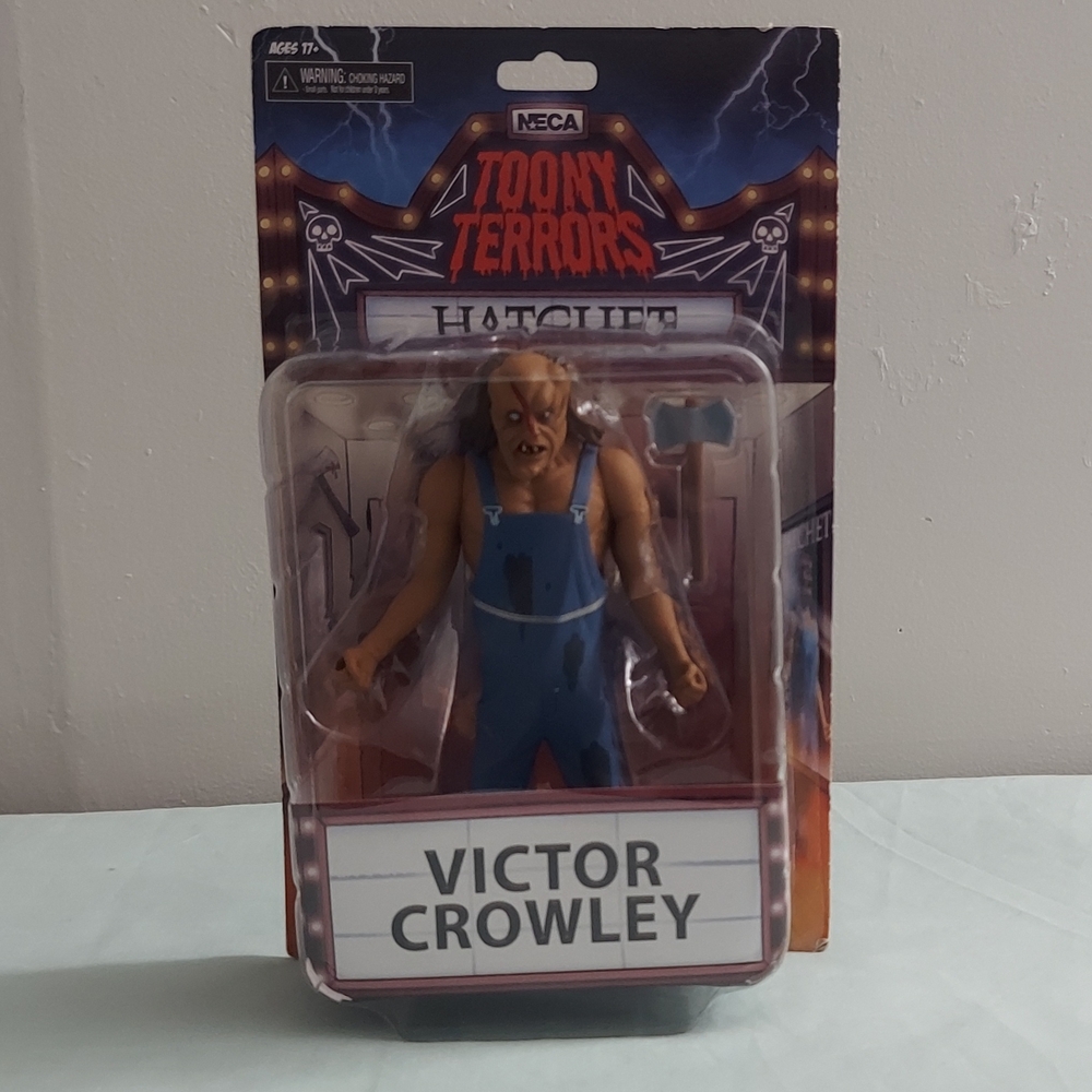 NECA Toony Terrors Victor Crowley Figure - Blue Overalls